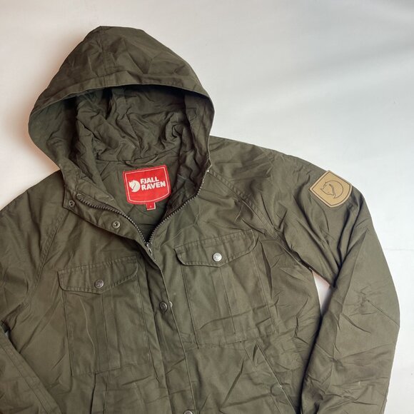Fjallraven Greenland Parka (89259) Jacket Women Sz S Dark Olive green (Read) - Picture 2 of 16
